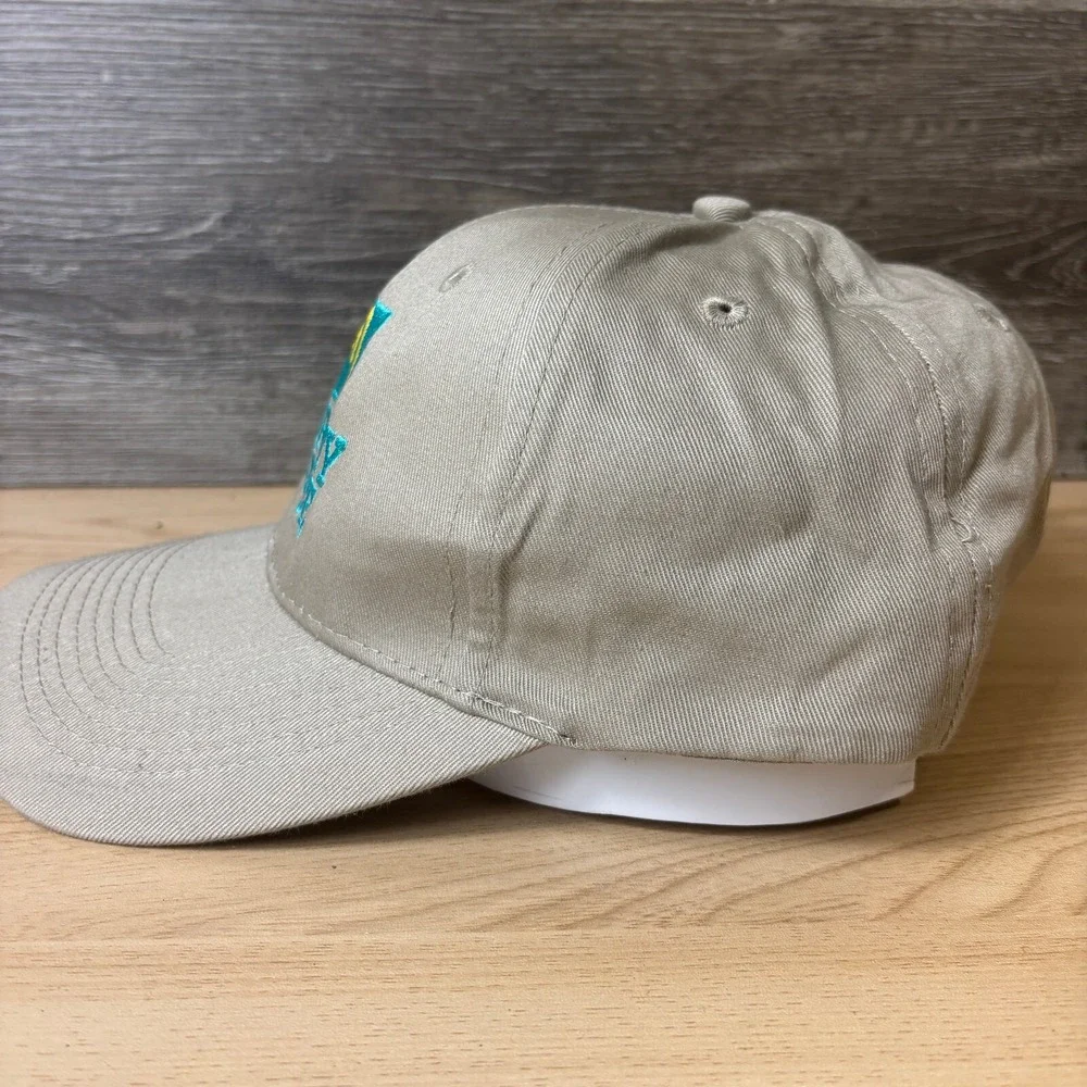 Security Finance Hat‎ Cap Strap Back Beige Brown Adjustable